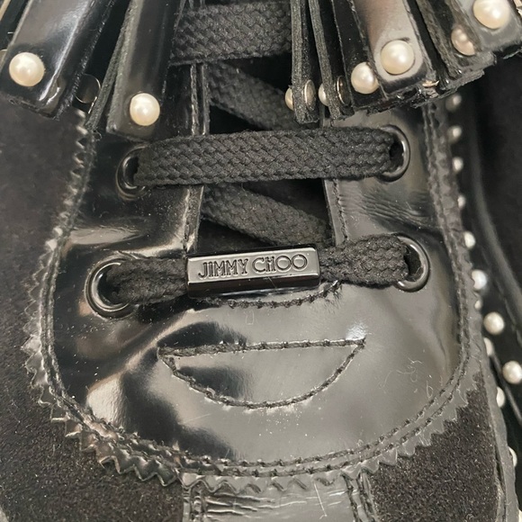 Jimmy Choo Mens Argyle Sneakers - Picture 4 of 7